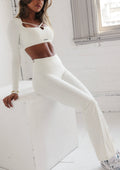 HIGH WAISTED ELYSIAN WHITE SCULPT LEGGINGS