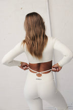 HIGH WAISTED ELYSIAN WHITE SCULPT LEGGINGS
