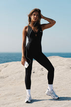 THE INFINITY BACKLESS BLACK CATSUIT